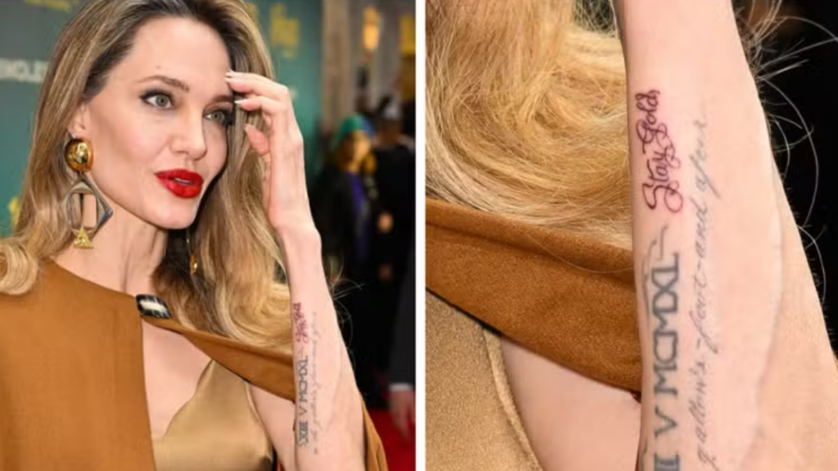 Angelina Jolie Revela Significado De Nova Tatuagem Mais Goi S