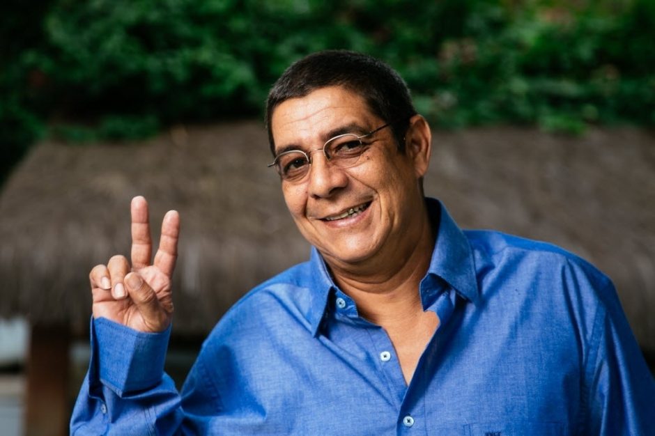 Zeca Pagodinho diz: 'Vacina boa é a que vai no braço'