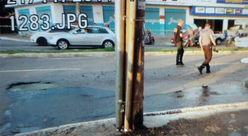 Bueiro onde ocorreu o acidente (Foto: Divulgação)