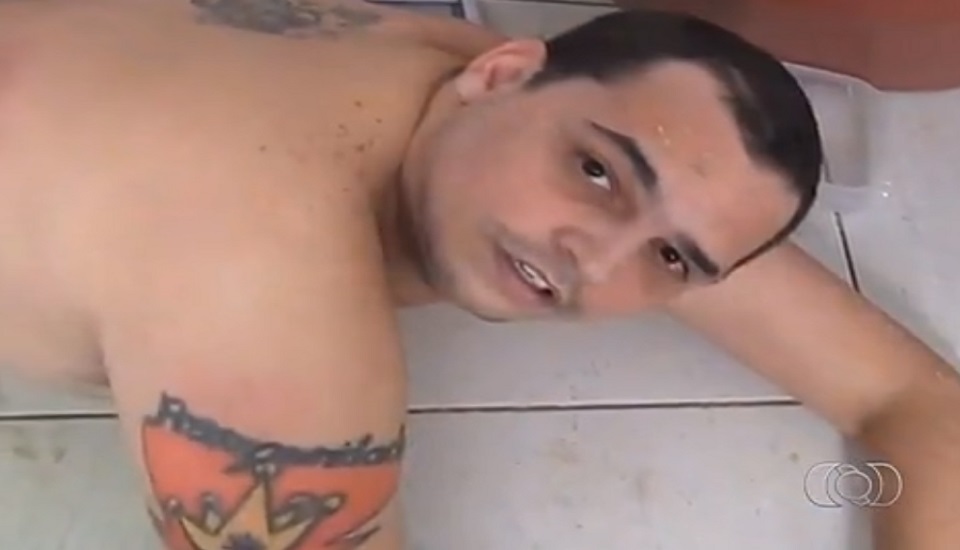 Stephan de Souza, o BH, outro dos aliados de Andrezinho no Comando Vermelho (Foto: Reprodução / TV Anhanguera)