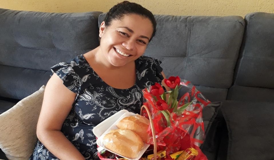 Denise Ferreira da Silva estava grávida de quatro meses (Foto: Arquivo Pessoal)