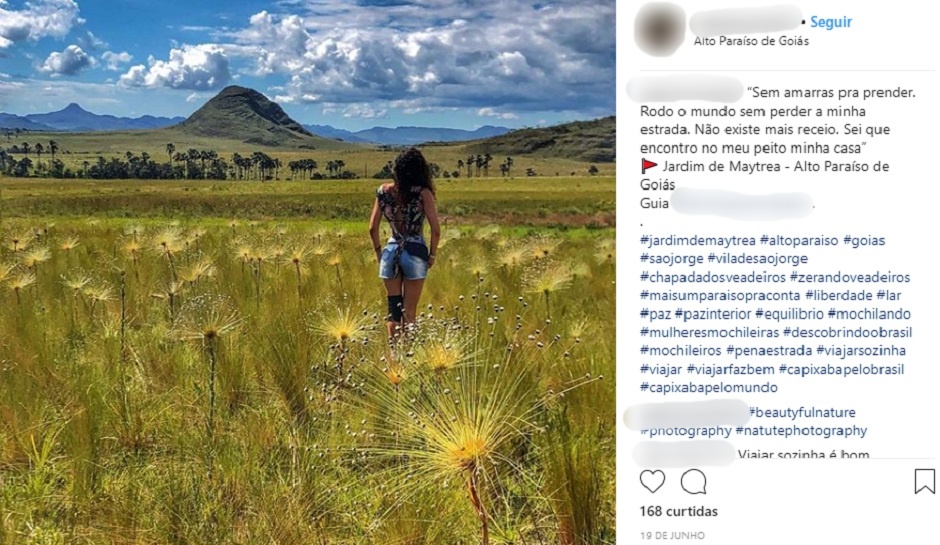 Jardim de Maytrea: local místico e proibido é invadido por internautas (Foto: Reprodução / Internet)