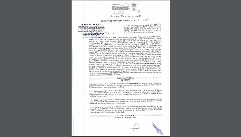 Contrato entre prefeitura, responsável pelo Hospital São Pedro e empresa responsável pela UTI, encerrado (Foto: Reprodução)