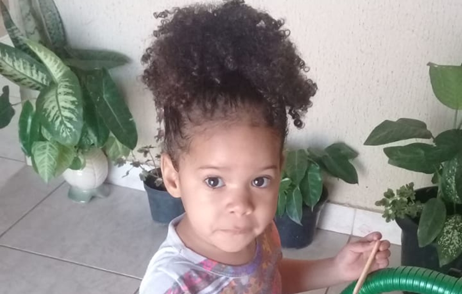 Hadafa Vitcória Vaz da Silva, de 3 anos, picada por escorpião em Trindade: morte confirmada (Foto: Arquivo Pessoal)
