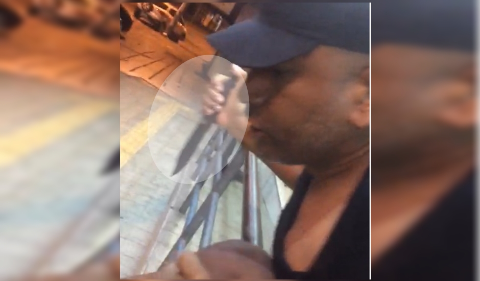 Vigia não identificado pela polícia atacou Danillo Gomes com faca: vítima estava em situação de rua quando foi morto (Foto: Reprodução / PC-GO)