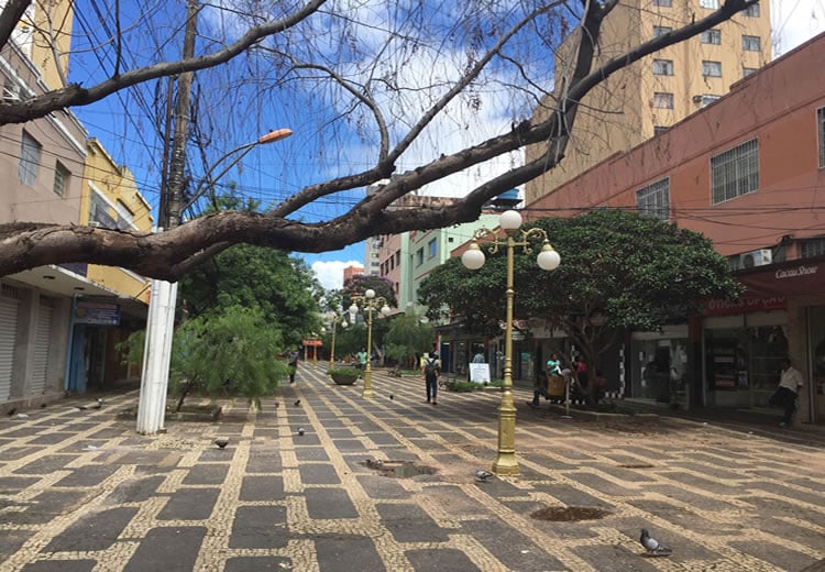 Rua do lazer em Goiânia