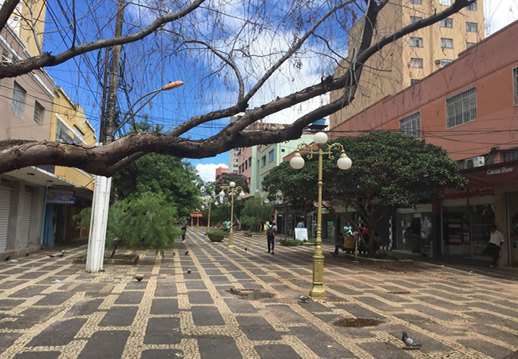 Rua do lazer em Goiânia