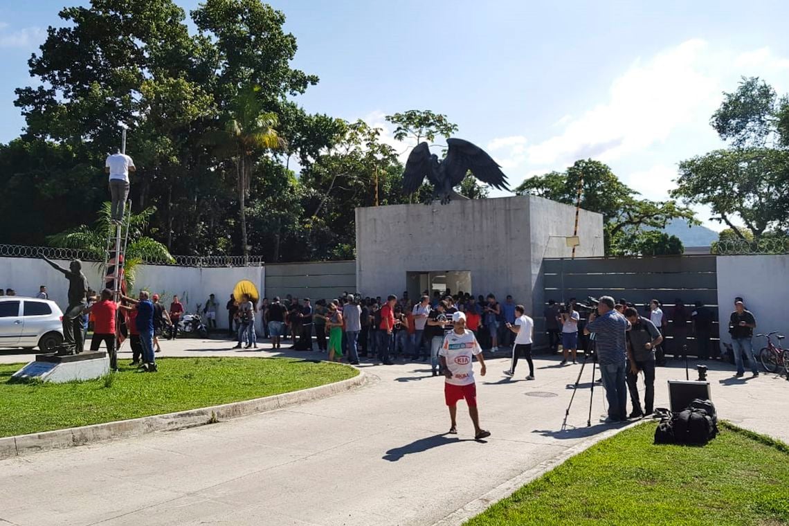 Incêndio no centro de treinamento do Flamengo deixa dez mortos. (Foto: Tomaz Silva/Agência Brasil)