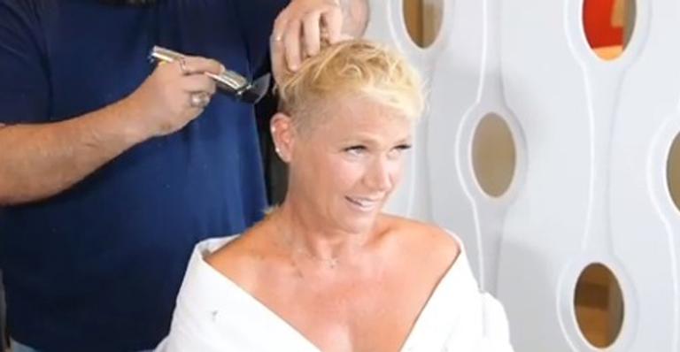 Xuxa raspa cabeça para novo reality, 'The Four Brasil'