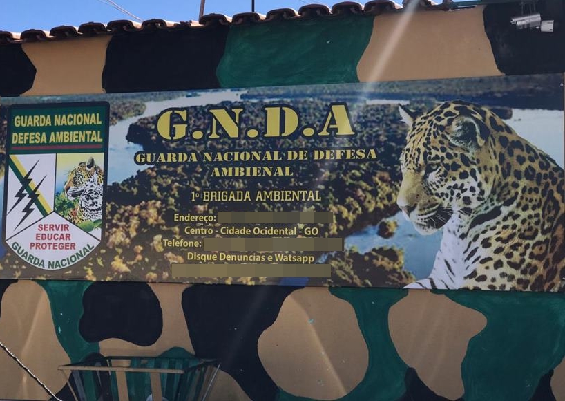 Fachada da instituição falsa (Foto: Divulgação/Polícia Civil)