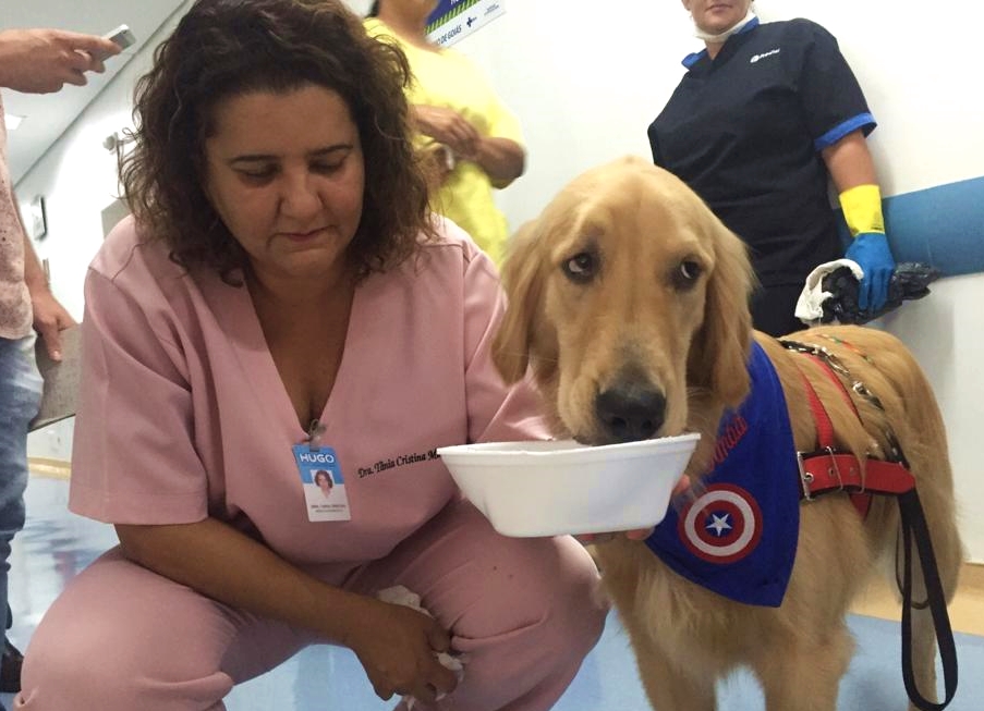 A Dr. Tânia Cristina têm nova cachorros em casa (Foto: Fabricio Moretti/Mais Goiás)