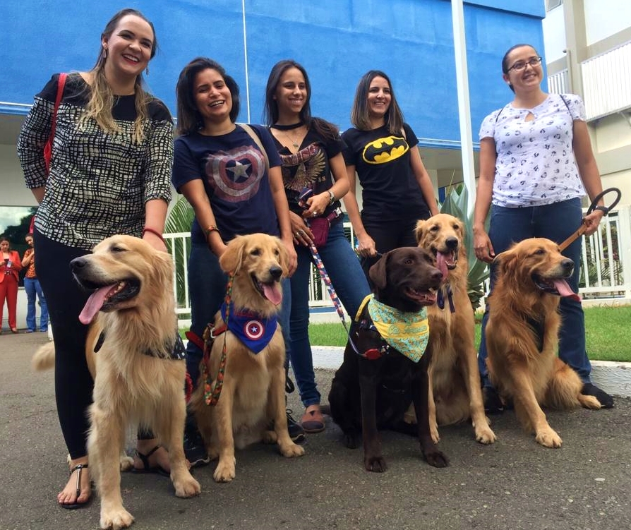 Jhorge ,Simba, Baru, Lord, e Lipe (Foto: Fabricio Moretti/Mais Goiás)