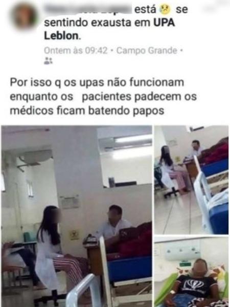 Mulher reclamou de médicos no Facebook e foi processada (Foto:Reprodução/Facebook)