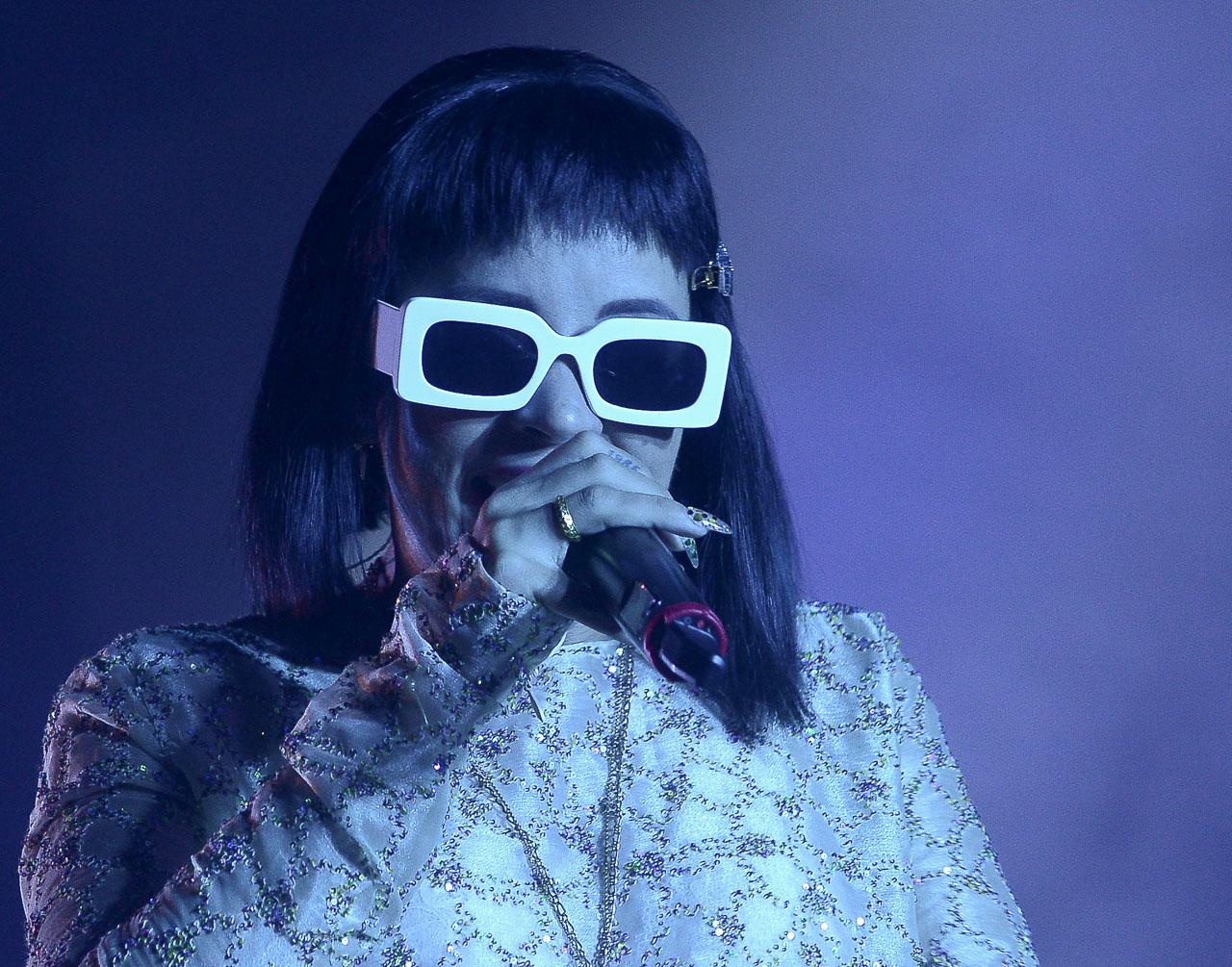 Cantora Lily Allen em show no Cultura Inglesa Festival, em São Paulo