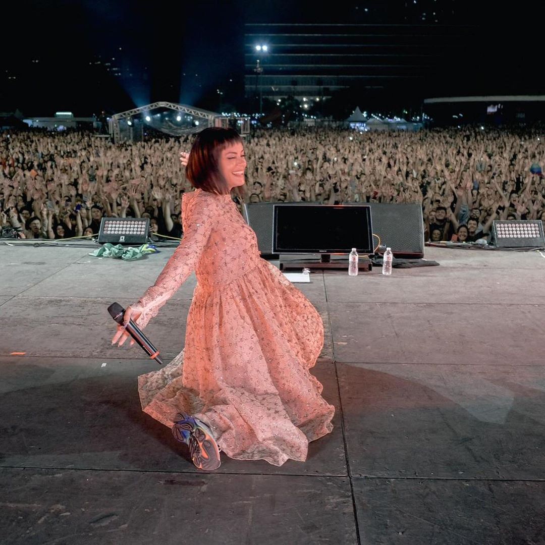 Cantora Lily Allen em show no Cultura Inglesa Festival, em São Paulo