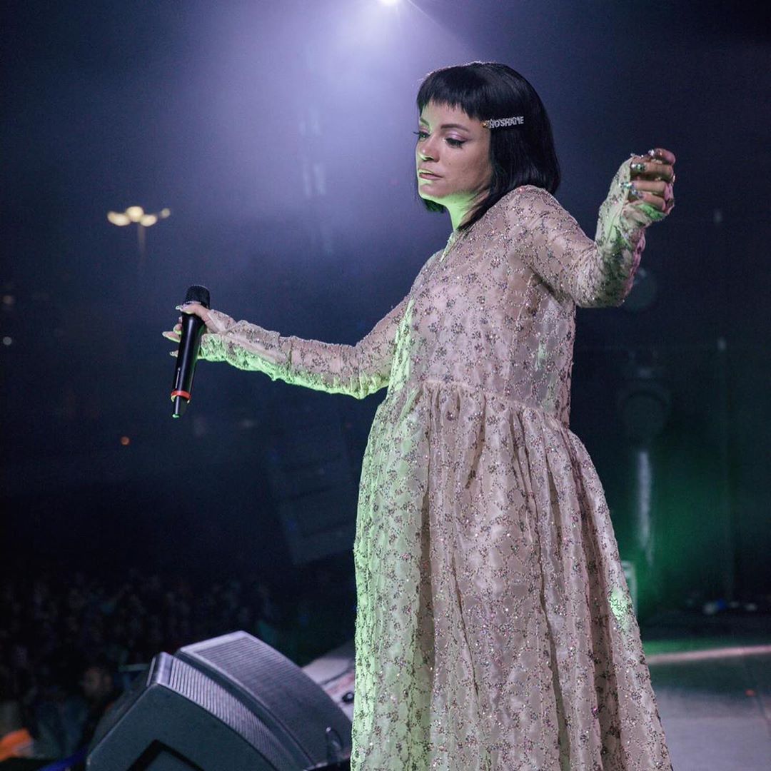 Cantora Lily Allen em show no Cultura Inglesa Festival, em São Paulo