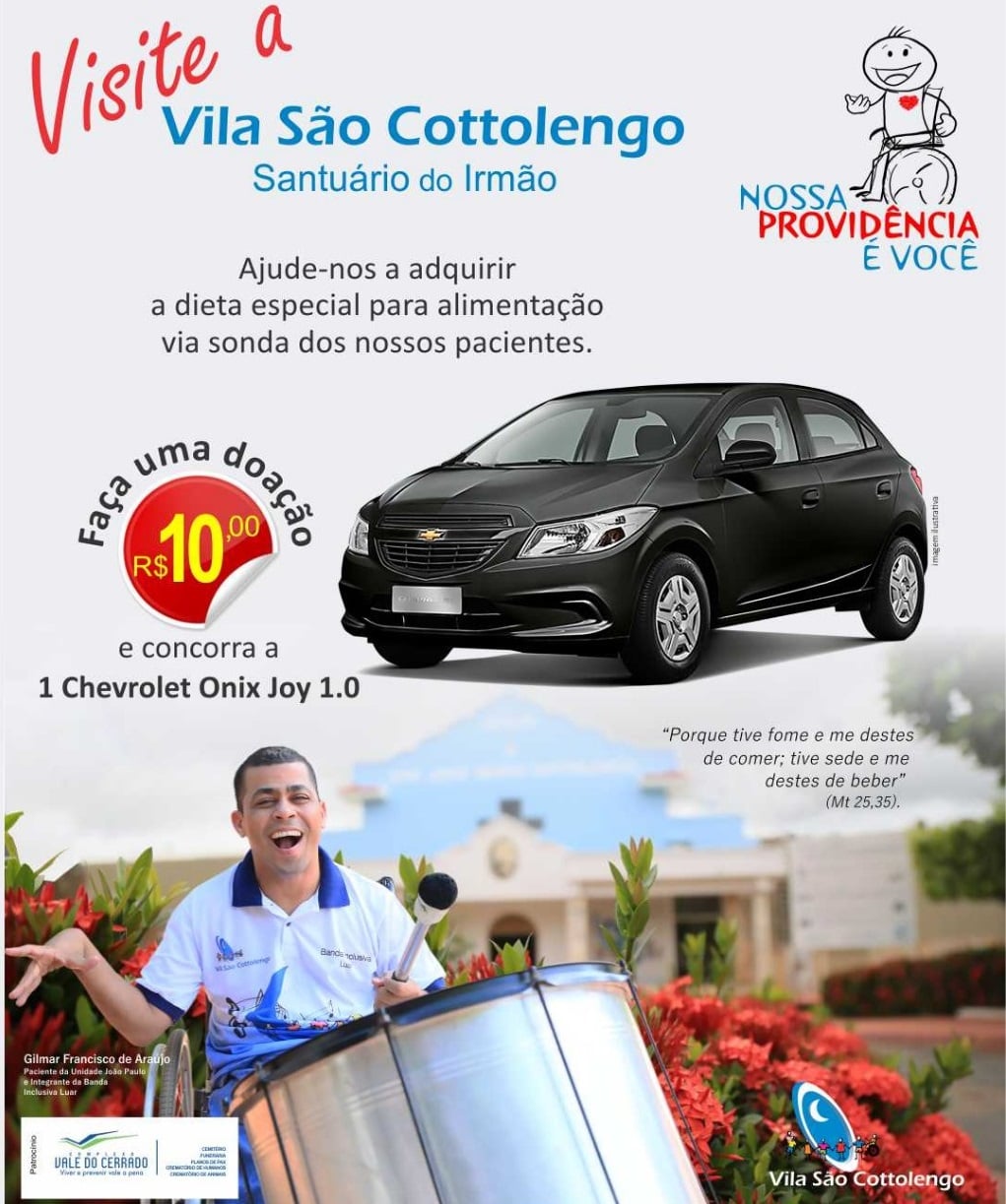 Campanha "Nossa Providência é Você" da Vila São Cottolengo (Foto: Divulgação)