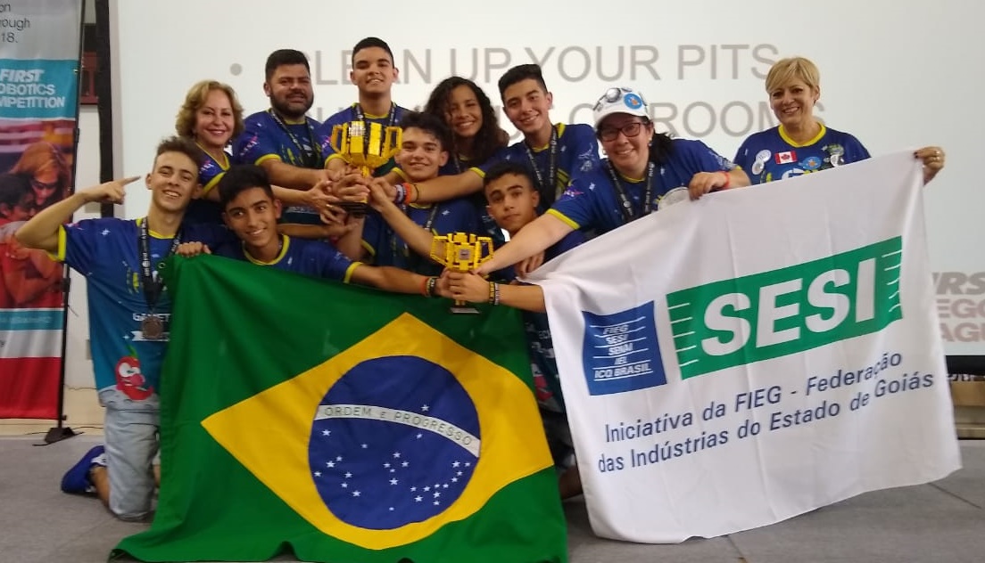 Equipe goiana ganhou campeonato internacional da Nasa (Foto: Divulgação)