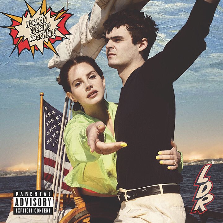 Capa de Norman Fucking Rockwell, da cantora Lana Del Rey
