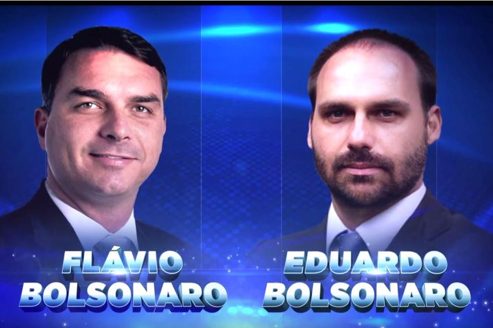 Flávio Bolsonaro e Eduardo Bolsonaro no Programa Silvio Santos, Jogo das Três Pistas