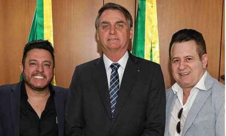 Nas redes sociais, Marrone brincou no Instagram: 'Hoje o almoço foi por conta do presidente' (foto: Reprodução/ Instagram)