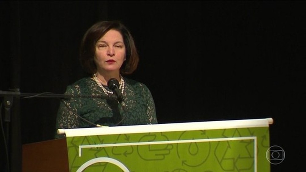 A procuradora-geral da República, Raquel Dodge, durante evento contra o projeto sobre abuso de autoridade, na semana passada (Foto: Reprodução/RPC )