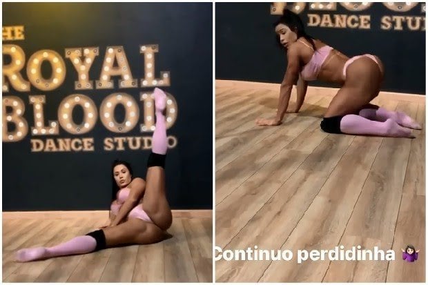 Gracyanne Barbosa no pole dance
