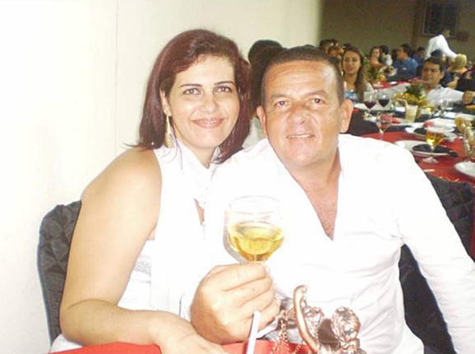 Elina e Walter (Foto: Redes Sociais / Facebook)