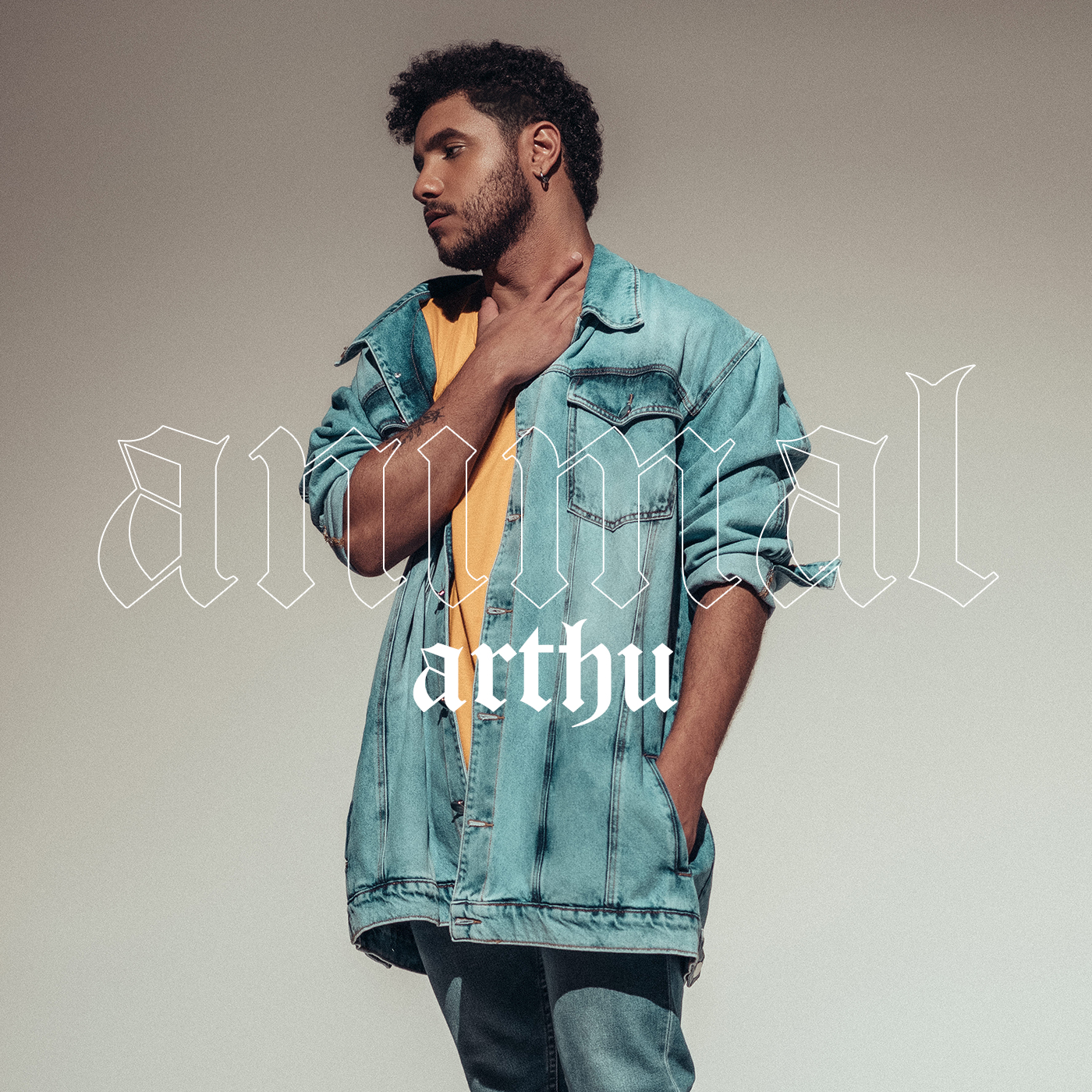 Capa do single 'Animal', do cantor Arthu