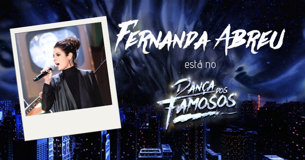 Fernanda Abreu está no Dança dos Famosos 2019! — Foto: Globo 