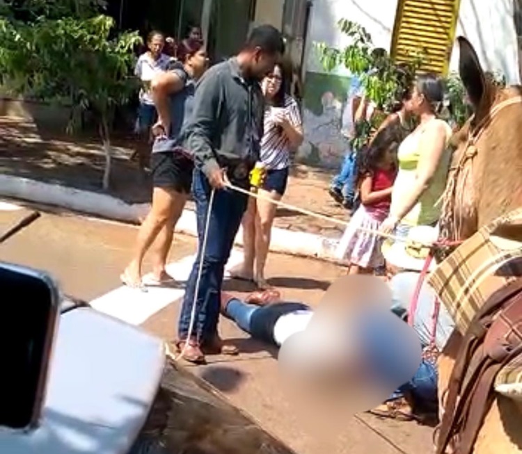 Zilda Rezende Araújo (MDB), conhecida como Zildinha, caiu da mula em que estava durante uma cavalgada