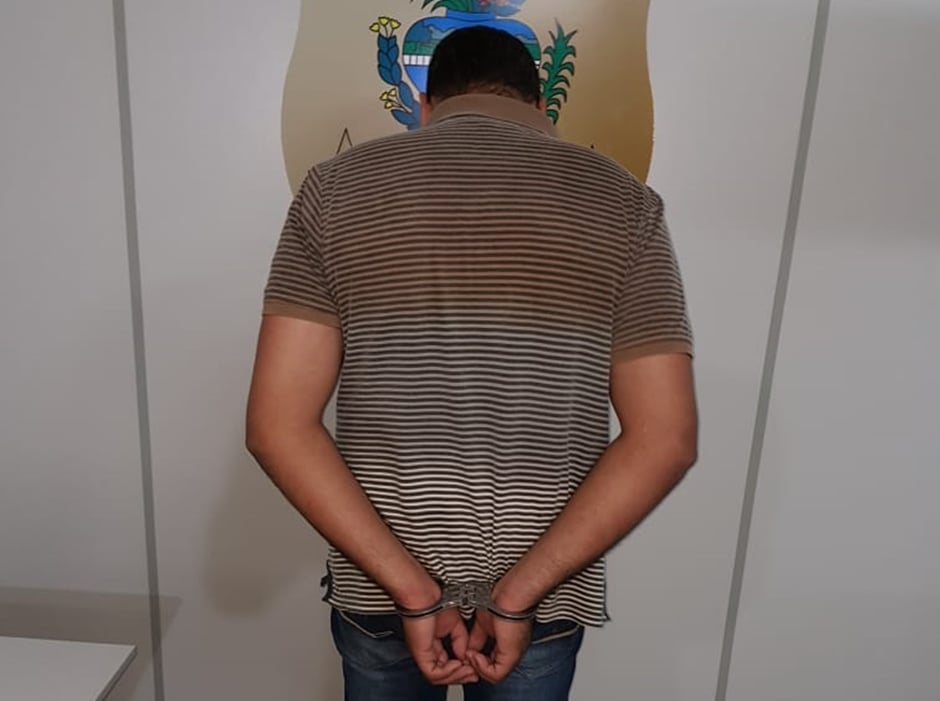 Michel Douglas Costa é suspeito de tentativa de feminicídio. (Foto: Divulgação/PC)