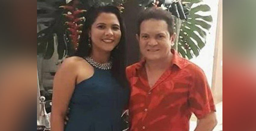 Ximbinha surge pela primeira vez com filha Rebeca Moia que teve fora do casamento com Joelma (Foto: reprodução/instagram)