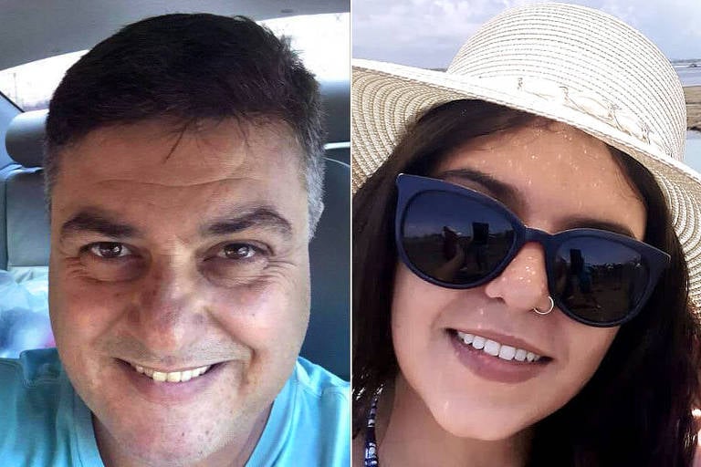 Comerciante Wanderley Fernandes e a filha dele, Gabriella Fernandes (Foto: Reprodução)