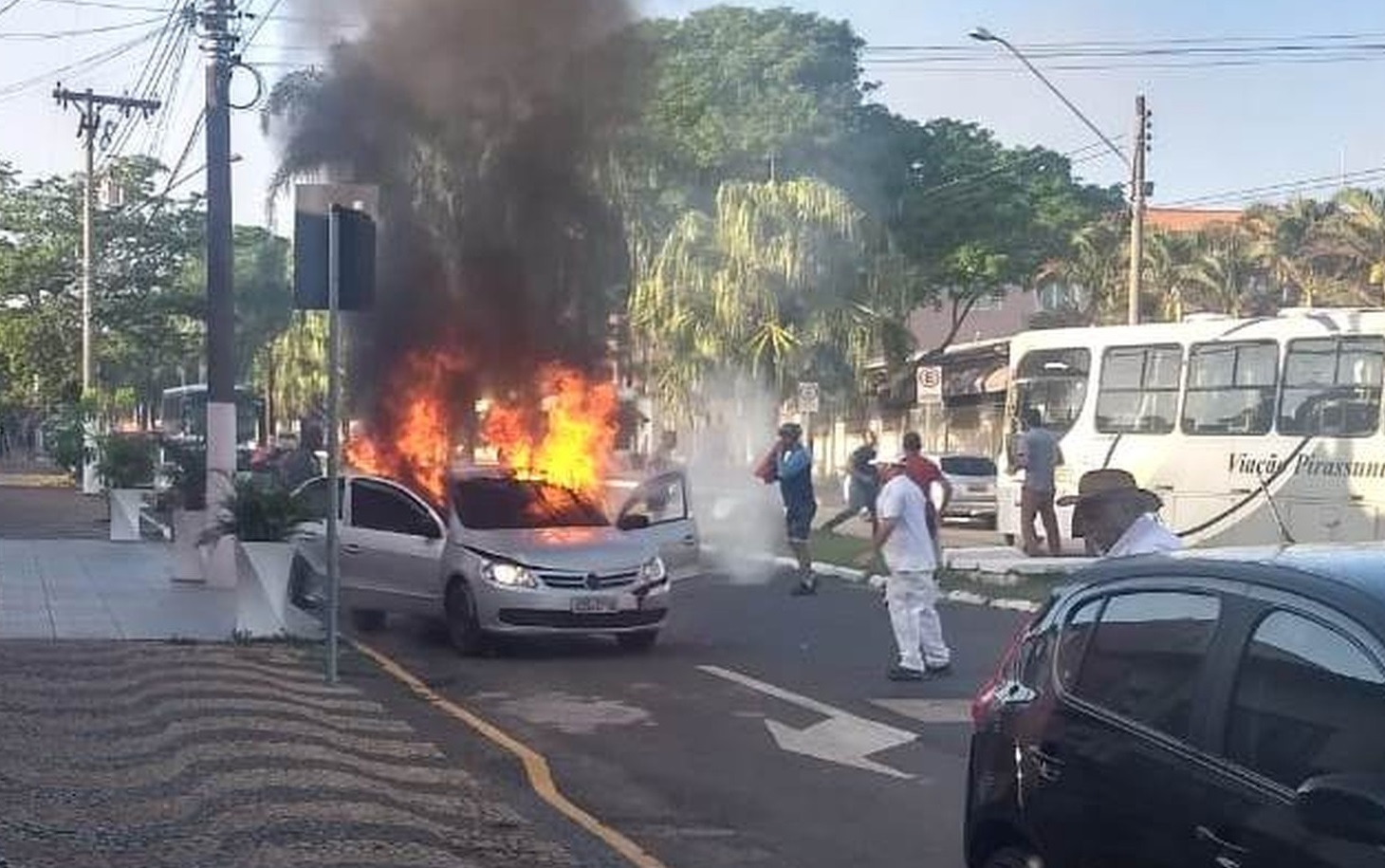 Homem não aceitava o fim do relacionamento e morreu após ter 60% do corpo queimado (Foto:  Repórter Naressi/G1)