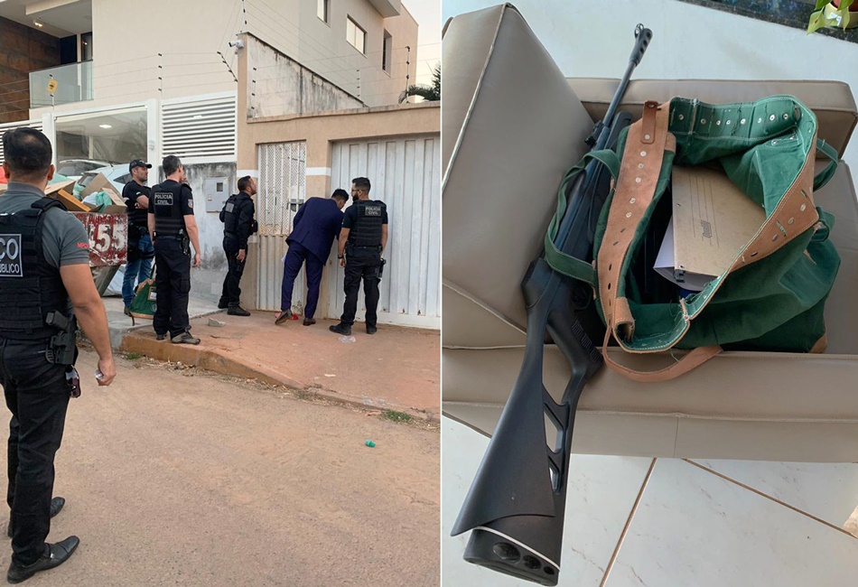 Busca e apreensão em cumprimento nesta manhã de quarta-feira (18)