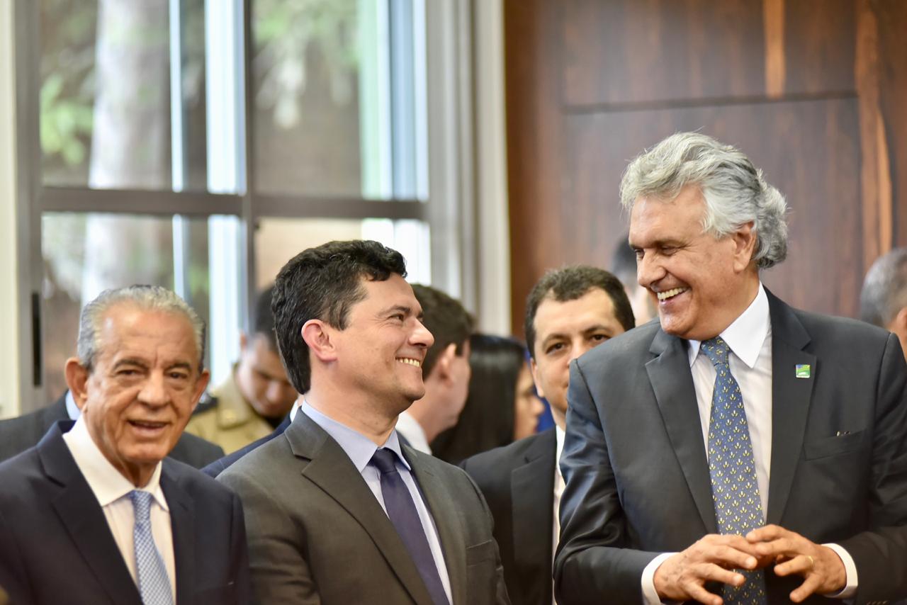Com presença de Moro, números mostram quedas de crimes violentos em Goiás