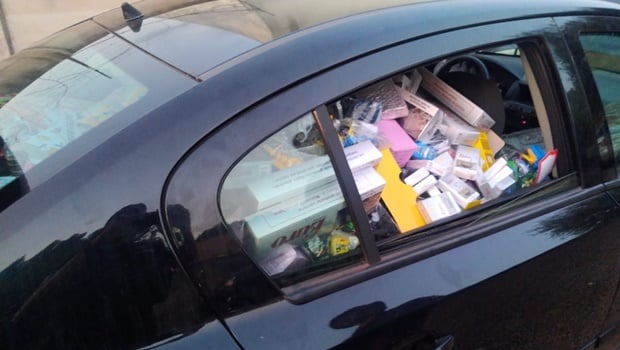 Operação apreende mercadorias avaliadas em R$ 400 mil (Foto: COD-GO)