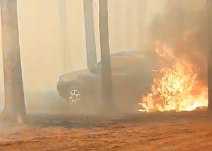 Incêndio na região sudoeste do estado chega a quatro municípios e já atingiu usina (Foto: Reprodução | PRF)