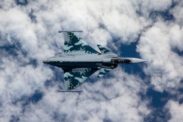 Modelo brasileiro Gripen 