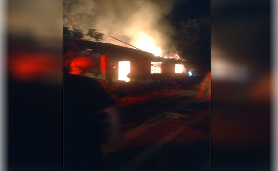 Incêndio que vitimou a idosa Diondina Ribeiro dos Santos, 84, no Setor Pedro Ludovico, pode ter sido causado por um acidente doméstico ou curto-circuito. (Foto: Reprodução)