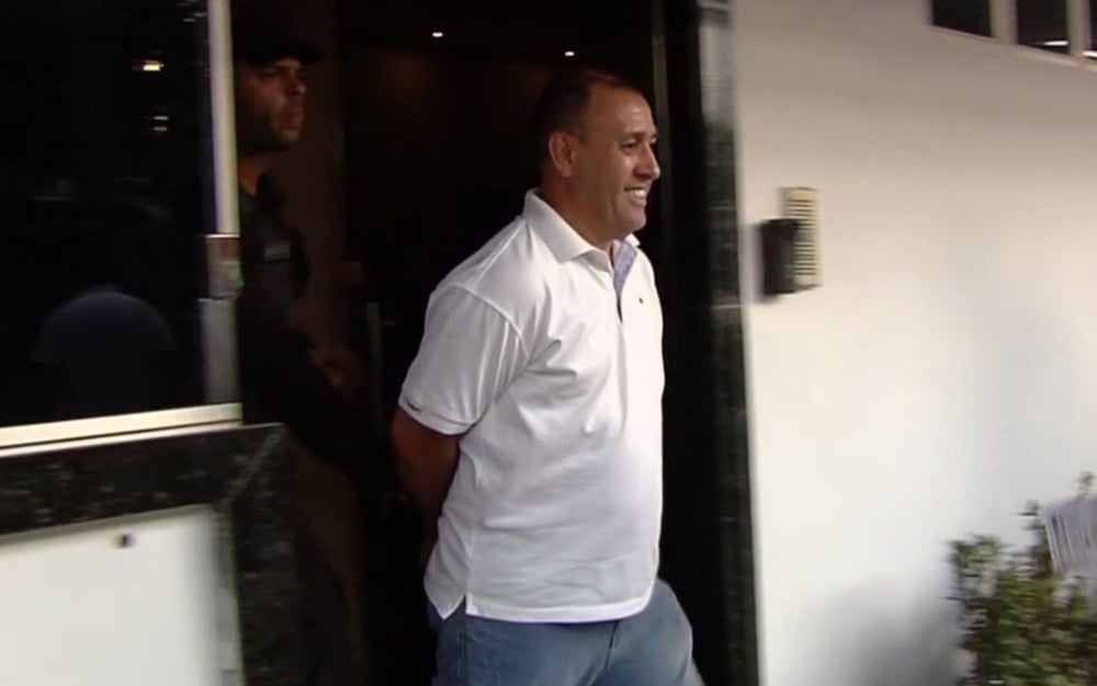 O ex-aliado de Beira-Mar, Leonardo Dias Mendonça, o “Barão do Tráfico”, atuava no tráfico internacional de drogas agia com ajuda do irmão e sobrinhos. (Foto: Reprodução/TV Anhanguera)