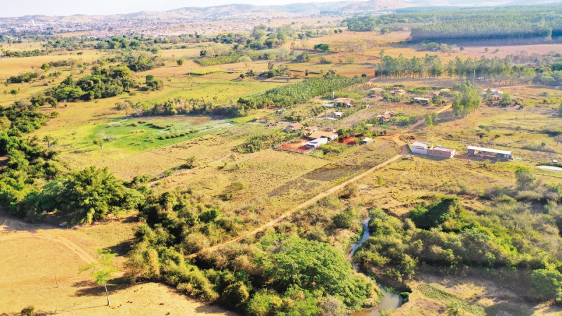 Loteamento irregular em Inhumas contribui para baixa vazão do rio Meia Ponte. (Foto: Divulgação/Polícia Civil)