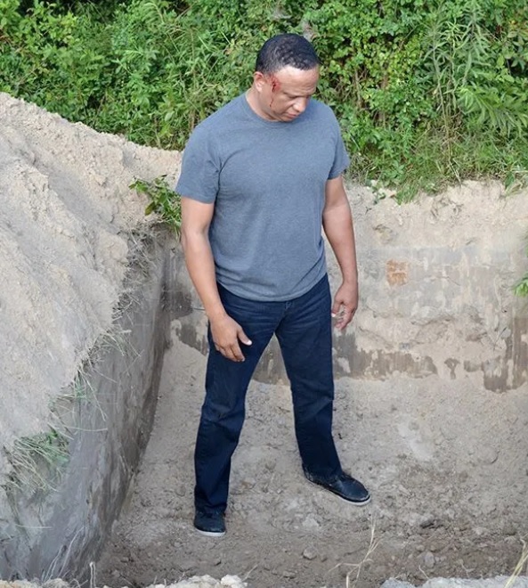 Ramon voltou ao local onde tirou foto para fingir estar morto (Arquivo pessoal)