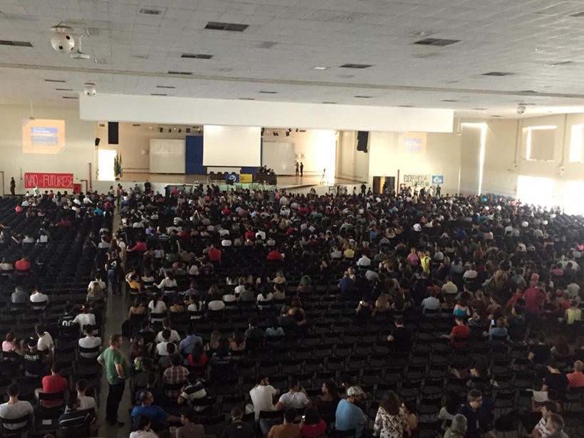 “Não sei quanto tempo a universidade irá sobreviver” diz reitor da UFG em assembleia (Foto: Fabrício Moretti | Mais Goiás)