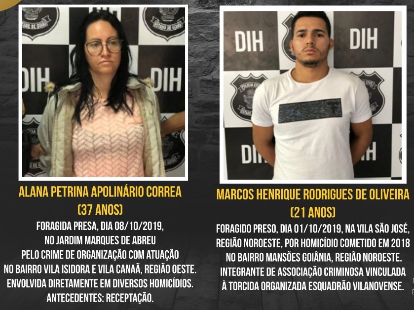 Presos 24 envolvidos em mortes nas regiões Oeste e Noroeste de Goiânia