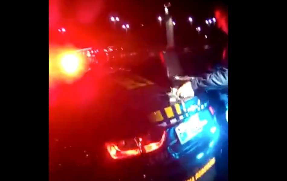 PRF prende jovem de 24 anos dirigindo embriagado na contramão da BR-153