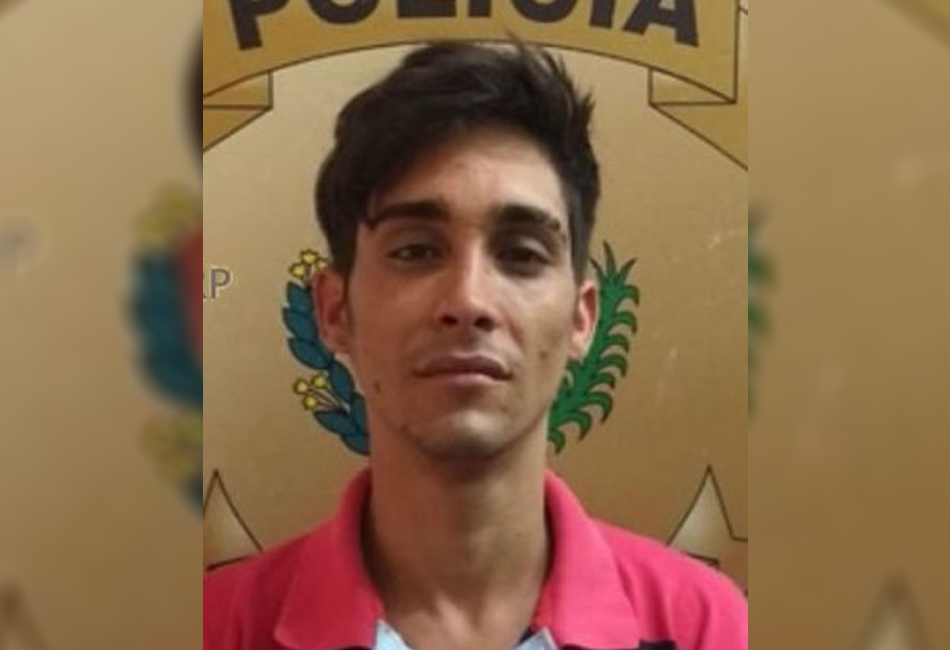 Leonardo foi preso por atirar na boca de uma mulher após provocá-la e ela reagir negativamente (Foto: Polícia Civil-GO)