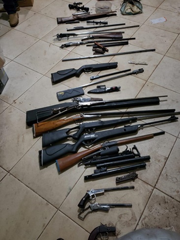 Armas apreendidas
