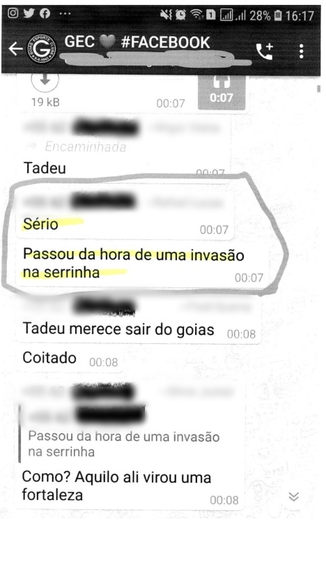 Dez torcedores do Goiás são identificados suspeitos de ameaçarem presidente e diretor do clube (Foto: Divulgação/PC)